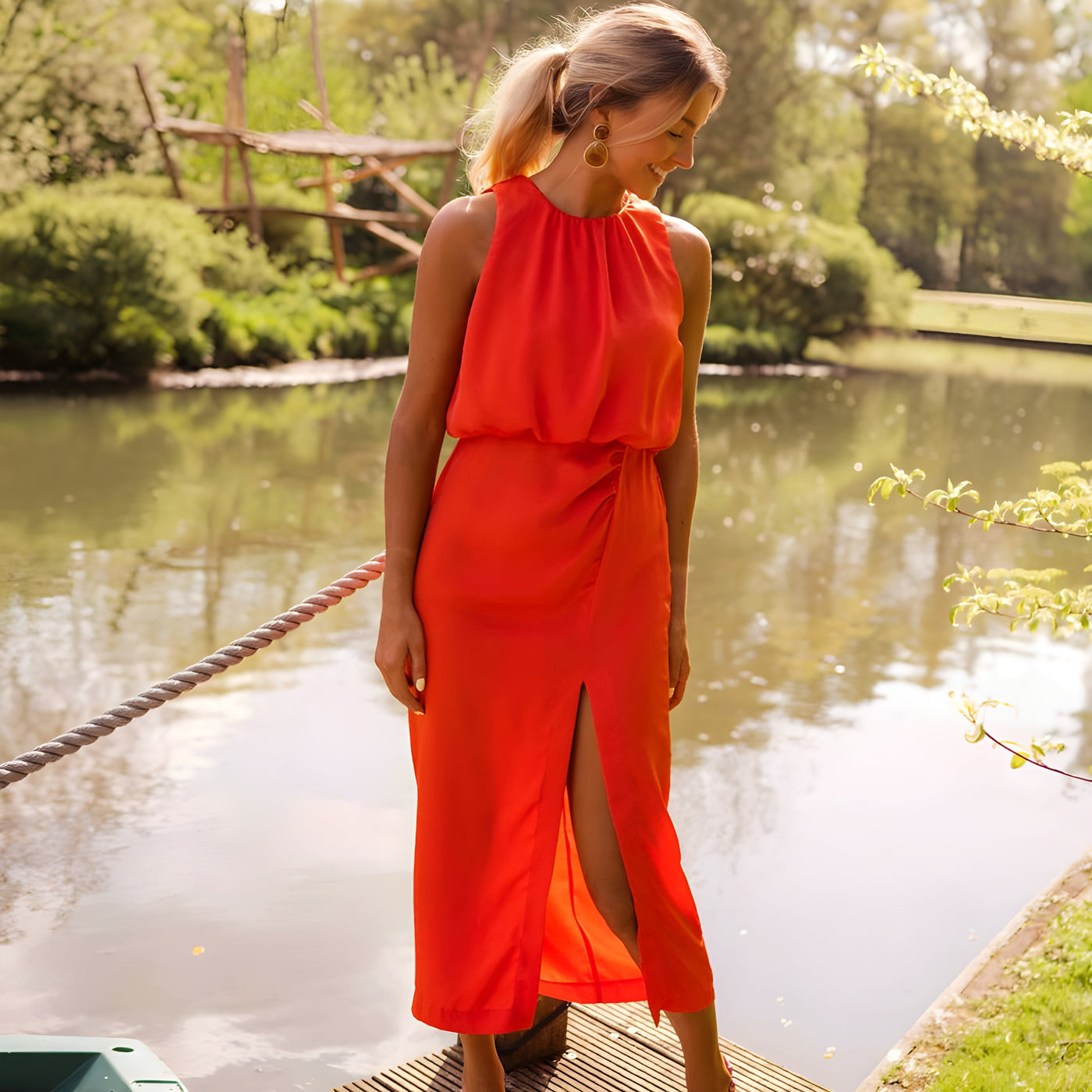 Clara™ | Elegante abito midi