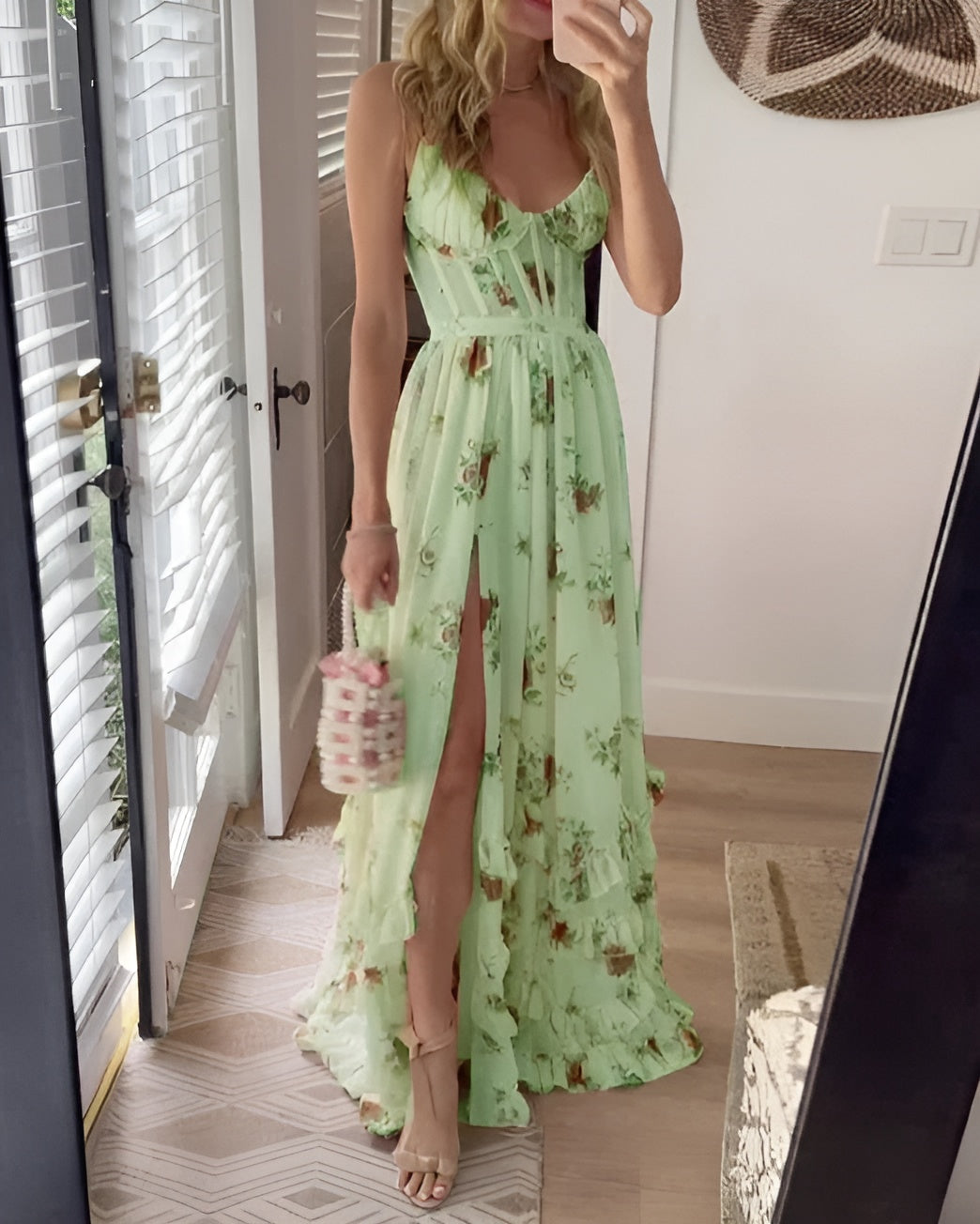 Raffaella™ | Abito midi con stampa floreale